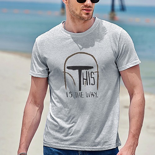 

Men's Tee T shirt Hot Stamping Graphic Prints Letter Plus Size Print Short Sleeve Casual Tops Cotton Basic Designer Big and Tall White Gray