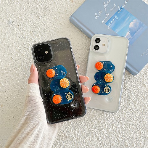 

Phone Case For Apple Back Cover iPhone 12 Pro Max 11 SE 2020 X XR XS Max 8 7 Shockproof Dustproof Transparent Geometric Pattern TPU