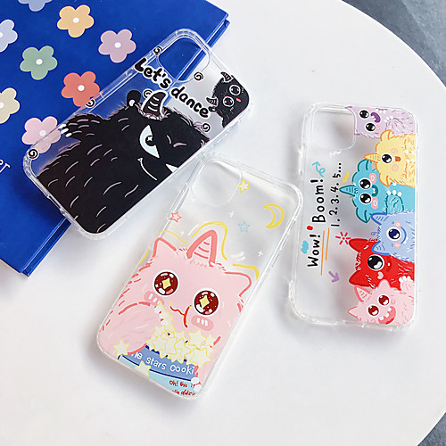 

Phone Case For Apple Back Cover iPhone 12 Pro Max 11 SE 2020 X XR XS Max 8 7 Shockproof Dustproof Cartoon TPU