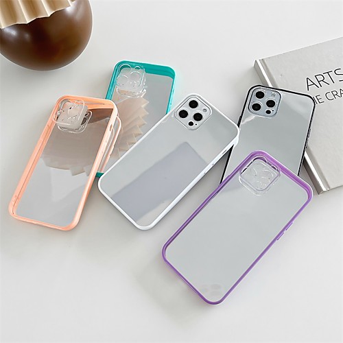 

Phone Case For Apple Back Cover iPhone 12 Pro Max 11 SE 2020 X XR XS Max 8 7 Shockproof Dustproof Graphic Solid Colored TPU