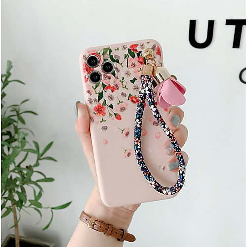 

Phone Case For Apple Back Cover iPhone 12 Pro Max 11 SE 2020 X XR XS Max 8 7 Shockproof Dustproof Flower TPU
