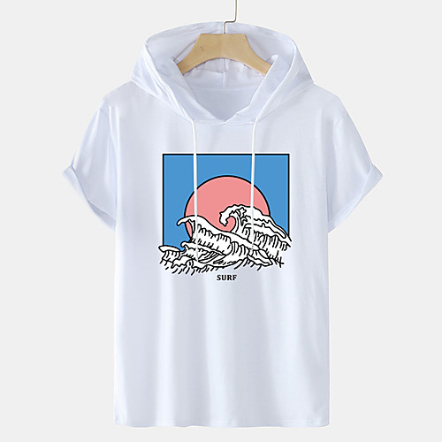 

Men's Unisex Tee T shirt Hot Stamping Graphic Prints Spray Plus Size Short Sleeve Casual Tops Cotton Basic Designer Big and Tall White Black Orange
