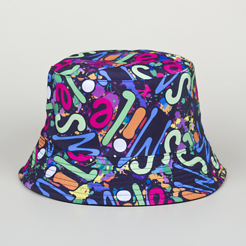 

Women's Bucket Hat Sports & Outdoor Dailywear Print Print Color Block Multi-color Hat / Basic / Fall / Summer