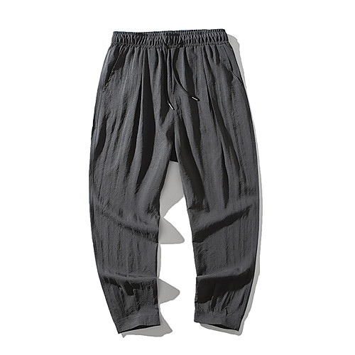 

Men's Shorts Athletic Cycling Quick Dry Moisture Wicking Breathable Soft Outdoor Sports Daily Sports Chinos Shorts Pants Solid Colored Letter Knee Length Sporty Drawstring Pocket Elastic Waist Black