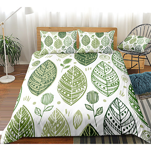 

Duvet Cover Sets 3 Piece Rayon / Polyester 3D Rainbow Reactive Print Bohemian Style