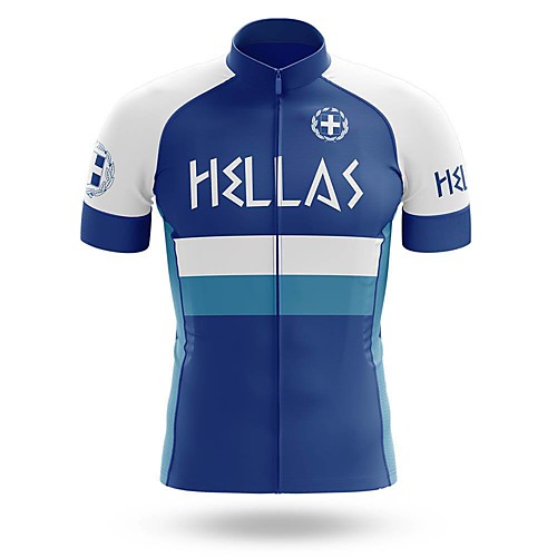 

21Grams Women's Short Sleeve Cycling Jersey Summer Spandex Blue Patchwork Bike Top Mountain Bike MTB Road Bike Cycling Quick Dry Moisture Wicking Sports Clothing Apparel / Stretchy / Athleisure