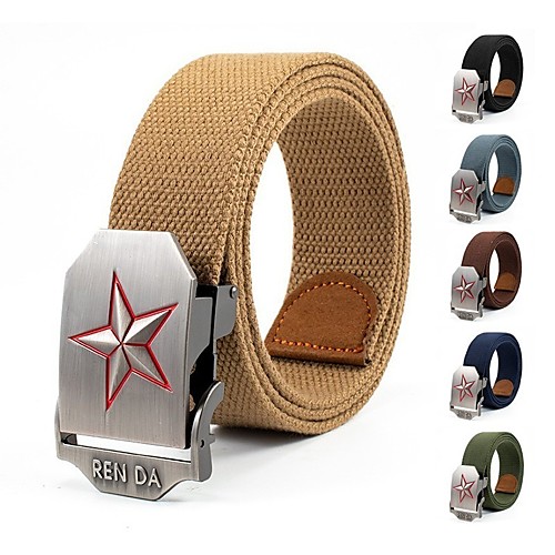 

Men's Wide Belt 100g / m2 Polyester Knit Stretch Belt Solid Colored