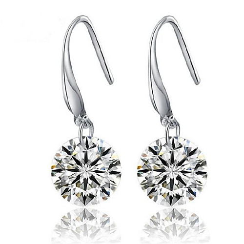 

Women's Hoop Earrings Classic Fashion Romantic Punk Trendy Cute Sweet Earrings Jewelry Silver For Street Gift Date Birthday Festival 1 Pair