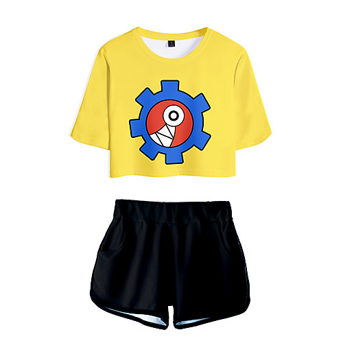 

Inspired by SK8 The Infinity Natsu Dragneel Cosplay Costume Outfits Polyester / Cotton Blend Printing Shorts For Women's