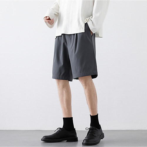 

Men's Shorts Outdoor Sports Going out Shorts Pants Solid Color Short Black Grey Khaki