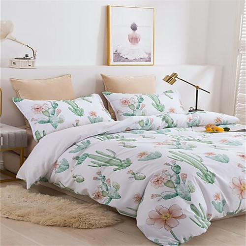 

3-Piece Duvet Cover Set Hotel Bedding Sets Comforter Cover with Soft Lightweight Microfiber Include 1 Duvet Cover 2 Pillowcases for Double/Queen/King(1 Pillowcase for Twin/Single)