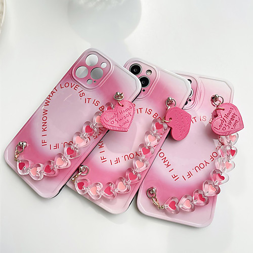 

Phone Case For Apple Back Cover iPhone 12 Pro Max 11 SE 2020 X XR XS Max 8 7 Shockproof Dustproof Graphic Heart TPU