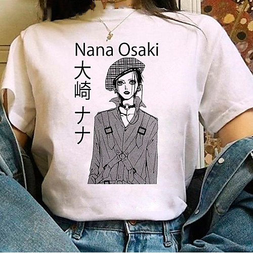 

Inspired by NANA Cosplay Anime Cartoon Polyester / Cotton Blend Print Harajuku Graphic Kawaii T-shirt For Women's / Men's