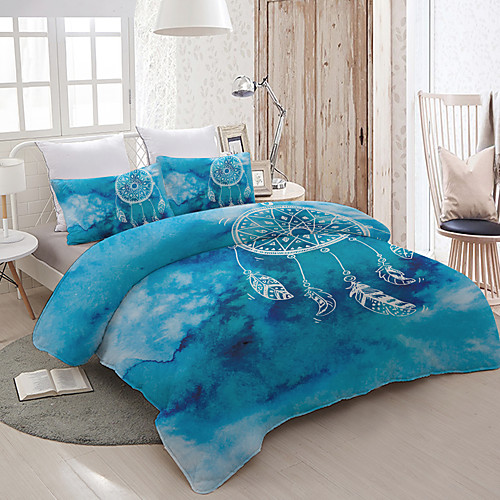 

3-Piece Duvet Cover Set Hotel Bedding Sets Comforter Cover with Soft Lightweight Microfiber Include 1 Duvet Cover 2 Pillowcases for Double/Queen/King(1 Pillowcase for Twin/Single)