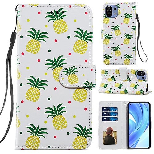 

Phone Case For Xiaomi Full Body Case Redmi Note 9 Pro Galaxy Note 10 Mi Note 10 Pro Mi 11 Lite Redmi K40 / K40 Pro Card Holder Shockproof Dustproof Cartoon PU Leather