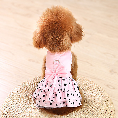 

Dog Dress Dog Costume Ribbon bow Elegant Adorable Cute Dailywear Casual / Daily Dog Clothes Puppy Clothes Dog Outfits Breathable Light Green Pink Costume for Girl and Boy Dog Polyester XXS XS S M L XL