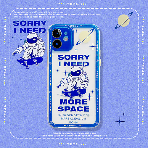 

Phone Case For Apple Back Cover iPhone 12 Pro Max 11 SE 2020 X XR XS Max 8 7 Shockproof Dustproof Cartoon TPU