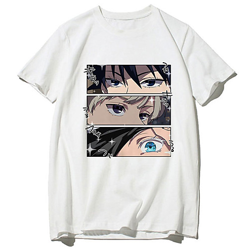 

Inspired by Jujutsu Kaisen Cosplay Anime Cartoon Polyester / Cotton Blend Print Harajuku Graphic Kawaii T-shirt For Women's / Men's