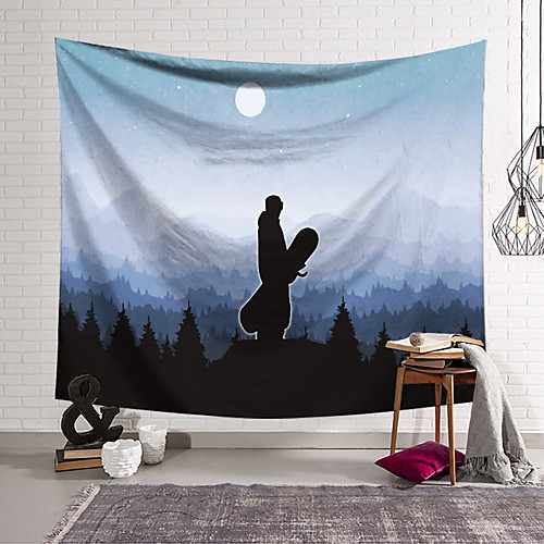 

Landscape Wall Tapestry Art Decor Blanket Curtain Hanging Home Bedroom Living Room Decoration Polyester