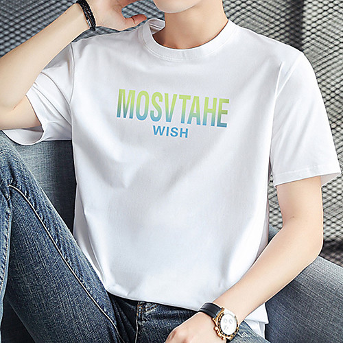 

Men's Unisex Tee T shirt Hot Stamping Graphic Prints Letter Plus Size Zero two Print Short Sleeve Casual Tops Cotton Basic Designer Big and Tall White Black Gray