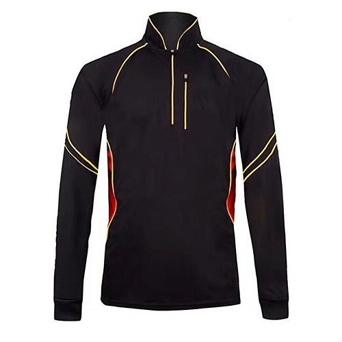 

CAWANFLY Men's Fishing Jacket Outdoor Long Sleeve UPF50 Quick Dry Waterproof Zipper Lightweight Breathable Jacket Top Autumn / Fall Spring Athleisure Fishing Camping & Hiking Black BlackWhite