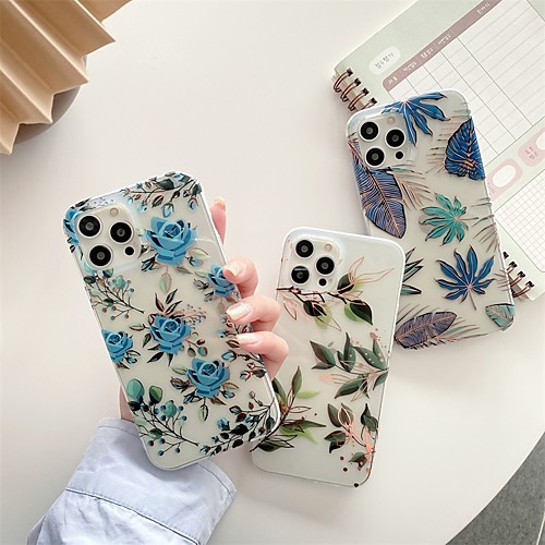

Phone Case For Apple Back Cover iPhone 12 Pro Max 11 SE 2020 X XR XS Max 8 7 Shockproof Dustproof Tile Transparent TPU