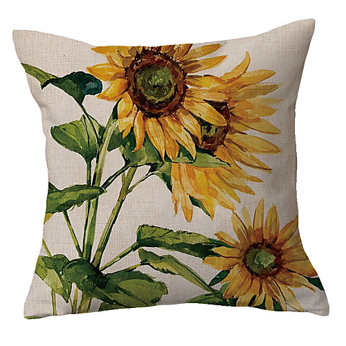 

Double Side Cushion Cover 1PC Faux Linen Soft Decorative Square Throw Pillow Cover Cushion Case Pillowcase for Sofa Bedroom Superior Quality Machine Washable