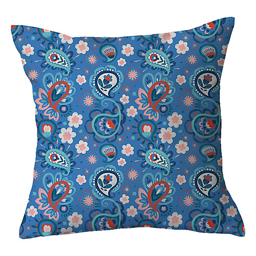 

Boho Double Side Cushion Cover 1PC Soft Decorative Square Throw Pillow Cover Cushion Case Pillowcase for Bedroom Livingroom Superior Quality Machine Washable Outdoor Cushion for Sofa Couch Bed Chair