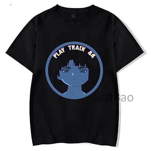 

Inspired by Serial Experiments Lain Cosplay Anime Cartoon Polyester / Cotton Blend Print Harajuku Graphic Kawaii T-shirt For Women's / Men's