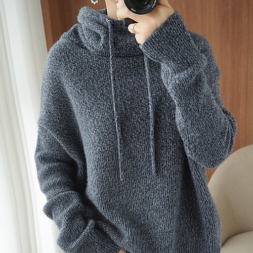 

Women's Solid Color Sweater Long Sleeve Sweater Cardigans Hoodie Blue flower Green flower Camel Flower