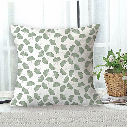 

Ginko Double Side Cushion Cover 1PC Soft Decorative Square Throw Pillow Cover Cushion Case Pillowcase for Sofa Bedroom Livingroom Outdoor Superior Quality Machine Washable Outdoor Cushion for Sofa Couch Bed Chair