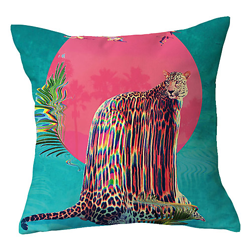 

Leopard Double Side Cushion Cover 1PC Soft Decorative Square Throw Pillow Cover Cushion Case Pillowcase for Sofa Bedroom Livingroom Outdoor Superior Quality Machine Washable Outdoor Cushion for Sofa Couch Bed Chair