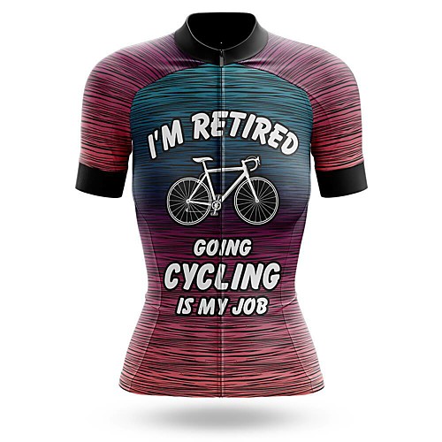 

21Grams Women's Short Sleeve Cycling Jersey Summer Spandex Red Bike Top Mountain Bike MTB Road Bike Cycling Quick Dry Moisture Wicking Sports Clothing Apparel / Stretchy / Athleisure
