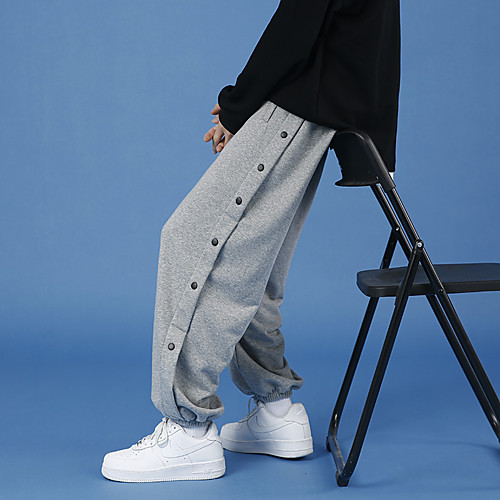 

Men's Sporty Athletic Cycling Quick Dry Moisture Wicking Lightweight Breathable Soft Outdoor Sports Casual Daily Active Chinos Pants Simple Solid Color Ankle-Length Classic Novelty Drawstring Zipper