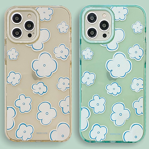 

Phone Case For Apple Back Cover iPhone 12 Pro Max 11 SE 2020 X XR XS Max 8 7 Shockproof Dustproof Flower TPU