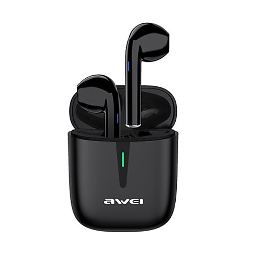 

AWEI T21 True Wireless Headphones TWS Earbuds Bluetooth5.0 Ergonomic Design Stereo with Microphone for Apple Samsung Huawei Xiaomi MI Everyday Use Traveling Outdoor Mobile Phone