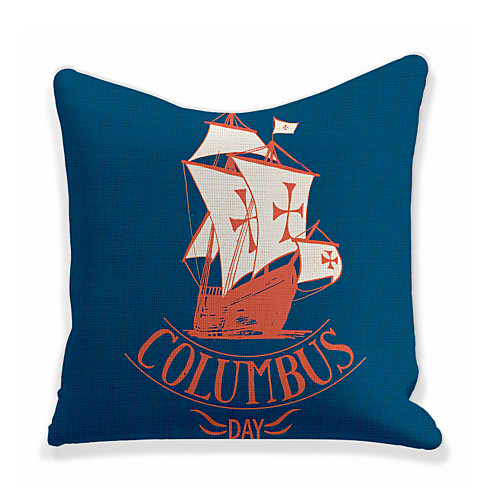 

Ocean Double Side Cushion Cover 1PC Faux Linen Soft Decorative Square Throw Pillow Cover Cushion Case Pillowcase for Sofa Bedroom Superior Quality Machine Washable Faux Linen for Sofa Couch Bed Chair