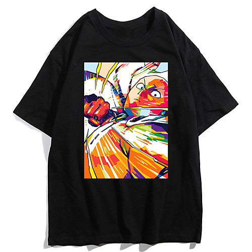 

Inspired by ONE PUNCH-MAN Cosplay Anime Cartoon Polyester / Cotton Blend Print Harajuku Graphic Kawaii T shirt For Women's / Men's