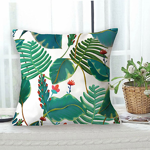 

Plant Double Side Cushion Cover 1PC Soft Decorative Square Throw Pillow Cover Cushion Case Pillowcase for Bedroom Livingroom Superior Quality Machine Washable Outdoor Cushion for Sofa Couch Bed Chair
