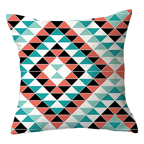 

Geometric Double Side Cushion Cover 1PC Soft Decorative Square Throw Pillow Cover Cushion Case Pillowcase for Sofa Bedroom Livingroom Outdoor Superior Quality Machine Washable Outdoor Cushion for Sofa Couch Bed Chair