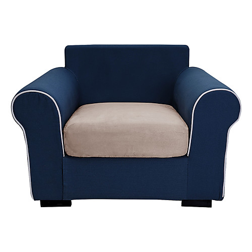 

Stretch Sofa Cushion Cover Solid Color Couch Cushion Replacement Reversible Cushion Slipcovers Sofa in Home Living Room