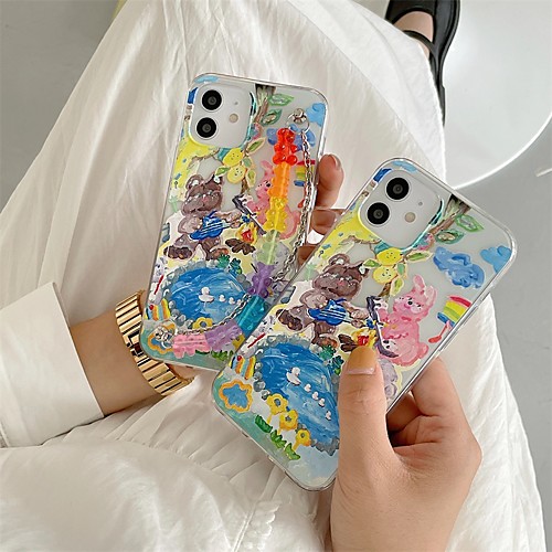 

Phone Case For Apple Back Cover iPhone 12 Pro Max 11 SE 2020 X XR XS Max 8 7 Shockproof Dustproof Animal TPU