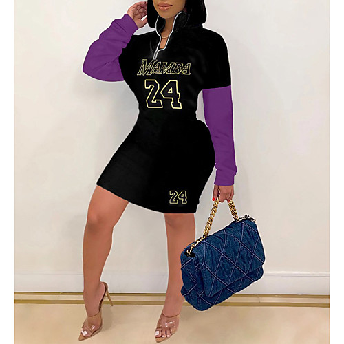 

Women's Sheath Dress Short Mini Dress Black purple Purple gold Short Sleeve Pattern Summer Casual 2021 S M L XL 2XL 3XL