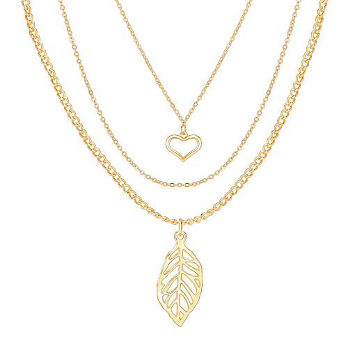 

Women's Statement Necklace Necklace Alloy Gold 42-52 cm Necklace Jewelry 1pc For / Layered Necklace