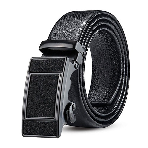

Men's Wide Belt Office / Career Daily Wear As the Picture Belt Solid Color