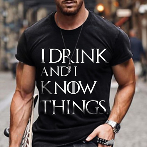 

Men's Unisex Tee T shirt Hot Stamping Graphic Prints Letter Plus Size Print Short Sleeve Casual Tops Cotton Basic Designer Big and Tall Black Gray