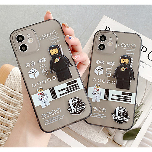 

Phone Case For Apple Back Cover iPhone 12 Pro Max 11 SE 2020 X XR XS Max 8 7 Shockproof Dustproof Cartoon Graphic TPU