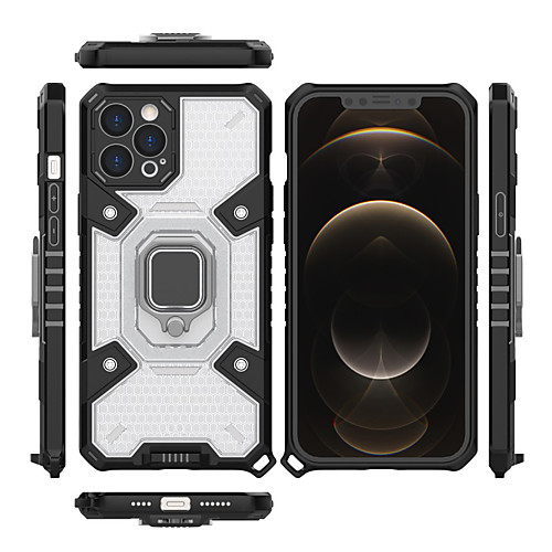 

Phone Case For Apple Back Cover iPhone 12 Pro Max 11 SE 2020 X XR XS Max Shockproof Dustproof with Stand Armor TPU