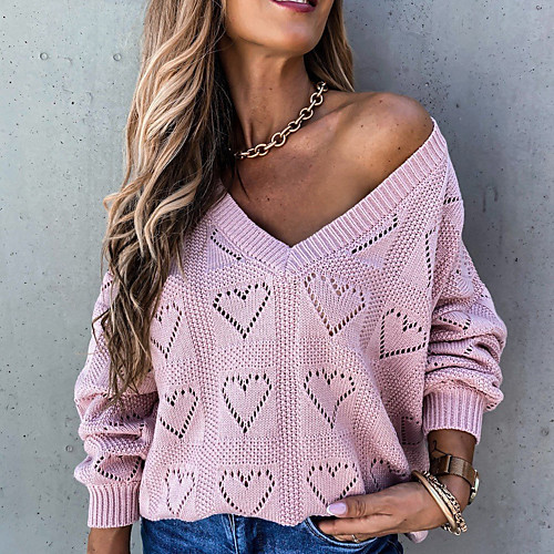 

Women's Solid Color Cardigan Long Sleeve Sweater Cardigans Round Neck White Blushing Pink khaki