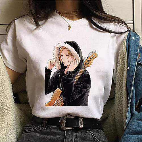 

Inspired by given Cosplay Anime Cartoon Polyester / Cotton Blend Print Harajuku Graphic Kawaii T-shirt For Women's / Men's